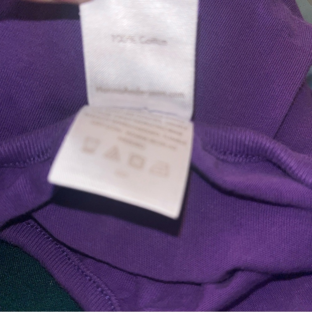 Hanna Andersson Girl’s Sz 12 Color Block Cotton Dress - Purple Green Blue Pink - Picture 9 of 9